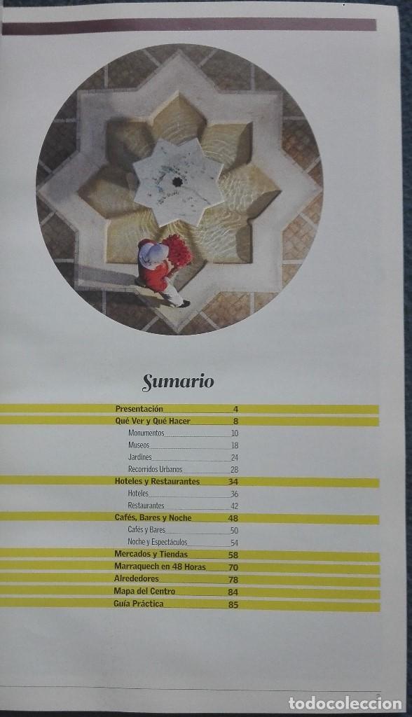 Libros antiguos: GUI PRACTICA VIAJAR, MARRAQUECH - Foto 2