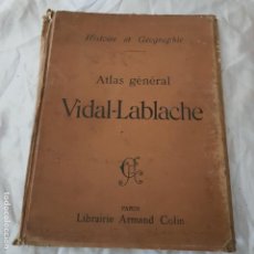 Libros antiguos: ATLAS GENERAL VIDAL LABLACHE 1904