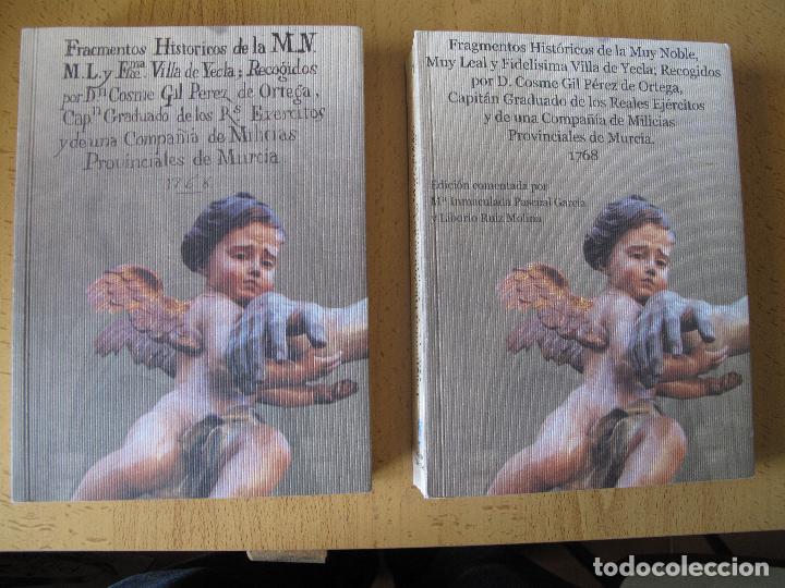Libri antichi: FACSIMIL - FRAGMENTOS HIST&Oacute;RICOS DE LA MUY NOBLE......VILLA DE YECLA - A&Ntilde;O 1768 + LIBRO COMENTADO