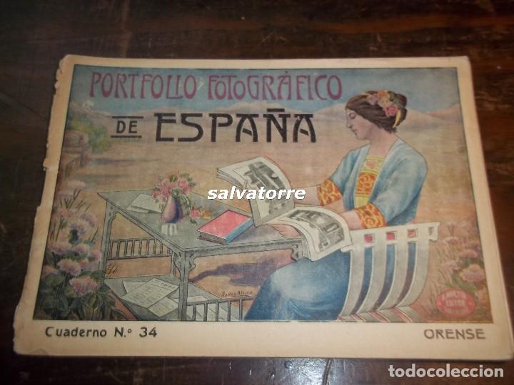 Libri antichi: PORTFOLIO FOTOGRAFICO DE ESPA&Ntilde;A.NUMERO 34.ORENSE