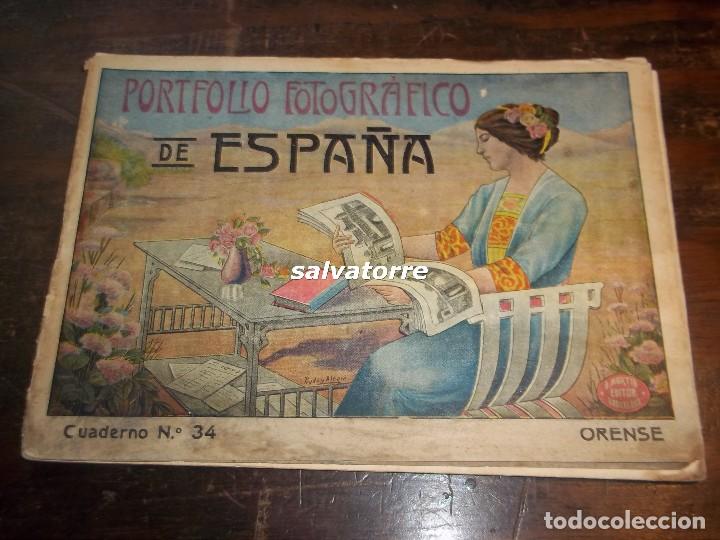 Libri antichi: PORTFOLIO FOTOGRAFICO DE ESPA&Ntilde;A.NUMERO 34.ORENSE