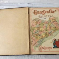 Libros antiguos: GEOGRAFIA GENERAL DE CATALUNYA, F. CARRERAS CANDI. 1907.