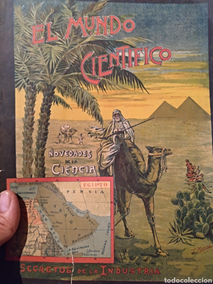 Libros antiguos: 1900. El mundo cient&iacute;fico - Foto 1