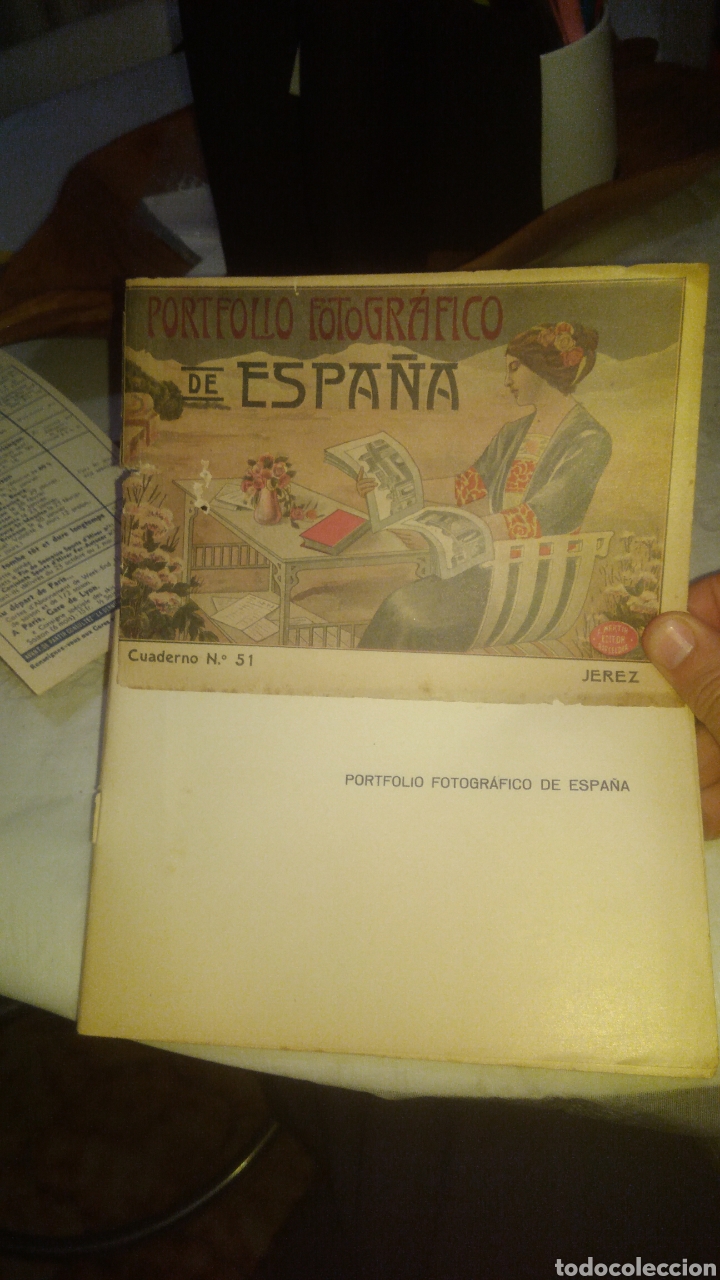 Libros antiguos: Portafolio de Espa&ntilde;a. Jerez. Pasta suelta. Limpio
