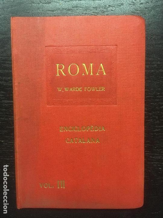 Libros antiguos: ROMA, W WARDE FOWLER - Foto 1