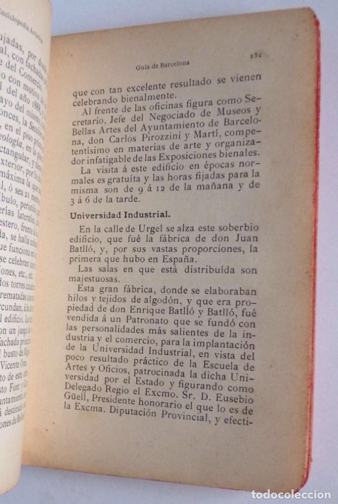Libros antiguos: Gu&iacute;a de Barcelona - 1908 - Foto 4