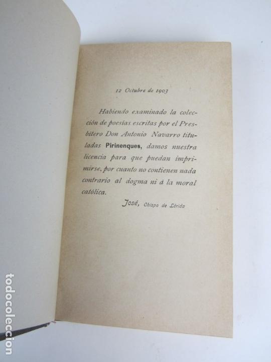 Libros antiguos: Pirinenques, 1903, Antonio Navarro. 12,5x19cm - Foto 4 - 135757562