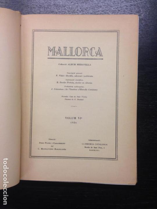 Libros antiguos: MALLORCA, VOL. VI, 1936 - Foto 2