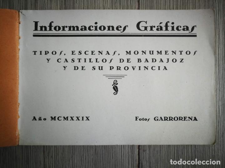 Libri antichi: ANTIGUA Y PRECIOSA GUIA Y CATALOGO DE LA RIQUEZA DE EXTREMADURA - 1929 - FOTOS GARRORENA - TIPOS, ES