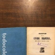 Libros antiguos: CAÑADAS - CAÑADA SEGOVIANA (16,50€). Lote 141659958