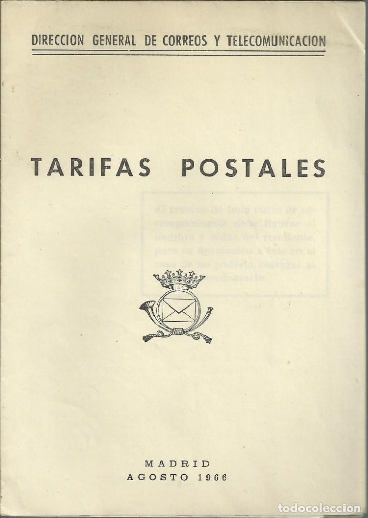 Libros antiguos: Tarifas postales de correos, 1966 - Foto 1
