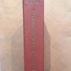 Libros antiguos: LA CIVILIZACION OCCIDENTAL, BENJAMIN KIDD, 1904
