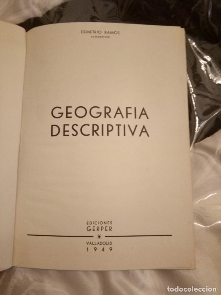 Libros antiguos: Geograf&iacute;a descriptiva 1940 - Foto 2