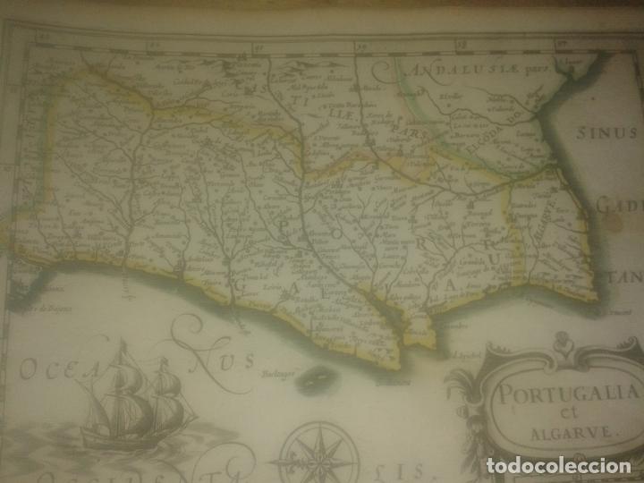 Portugalia et Algarve, Portugal map, Mercator Cloppenburgh 1630