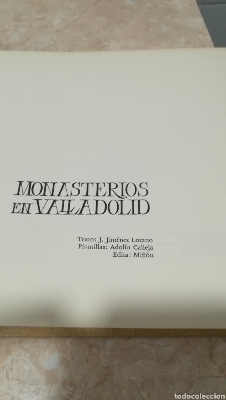 Libros antiguos: Monasterios de Valladolid - Foto 2