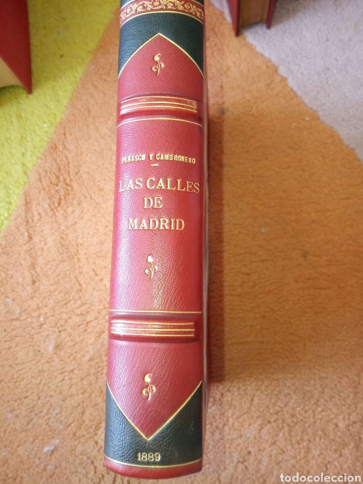 Libros antiguos: Las calles de Madrid, noticias, tradiciones y curiosidades
