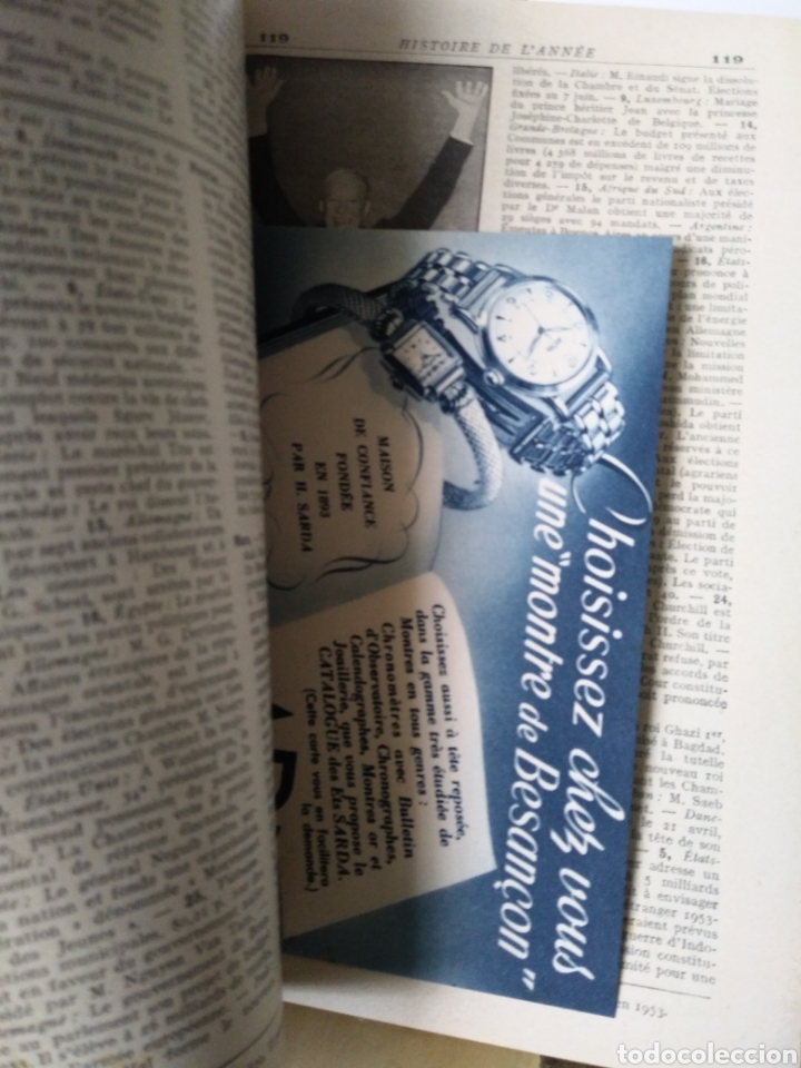 Libros antiguos: ALMANACH HACHETTE 1954. - Foto 3
