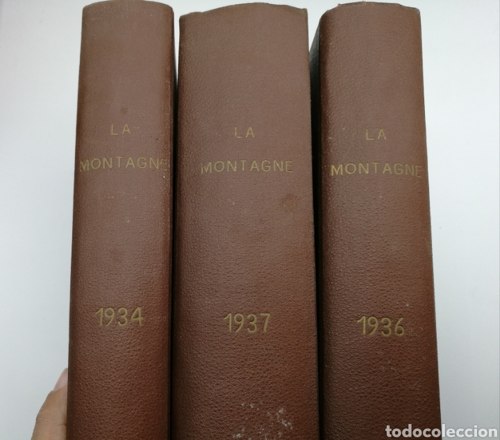 Old books: La montagne club alpino franc&eacute;s 1934 1938 leer descripci&oacute;n