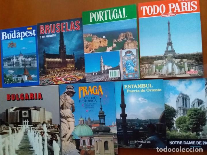 Old books: GUIAS TUR&Iacute;STICAS de Budapest-Bruselas-Portugal-Paris-Bulgaria-Praga-Estambul-Notre Dame de Paris