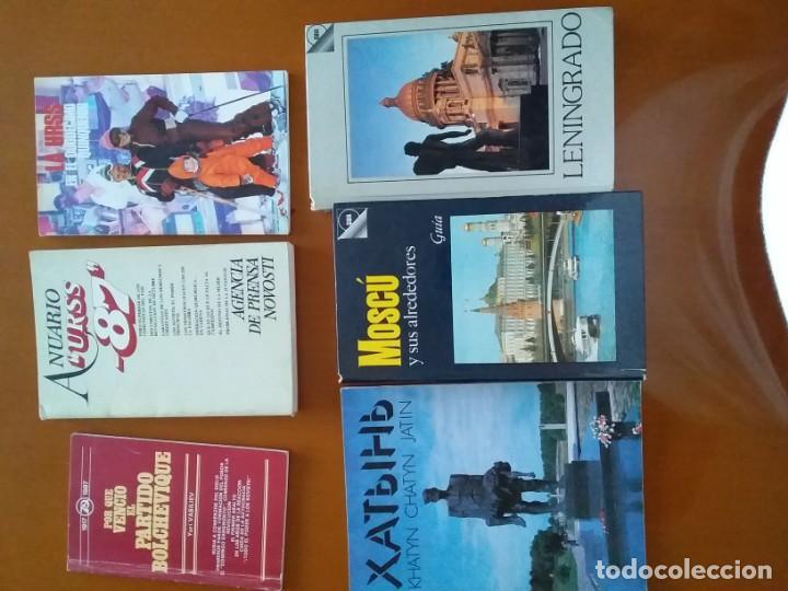 Old books: GUIAS TUR&Iacute;STICAS de Jatin-Mosc&uacute; y sus alrededores-Leningrado y LIBROS de Porqu&eacute; venci&oacute; el Partido Bo