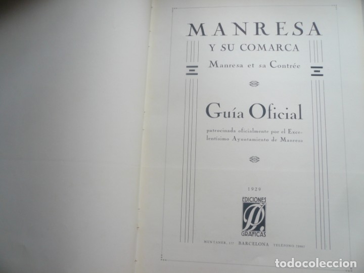Libros antiguos: Manresa-y su comarca. - Foto 2