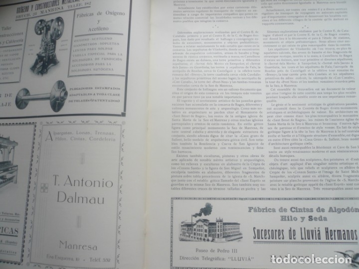 Libros antiguos: Manresa-y su comarca. - Foto 4