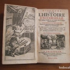 Libros antiguos: HISTOIRE UNIVERSELLE, 1717,3 TOMOS (1-2-3). BOSSUET/E.ROGER. POSEE NUMEROSOS MAPAS. Lote 182526542