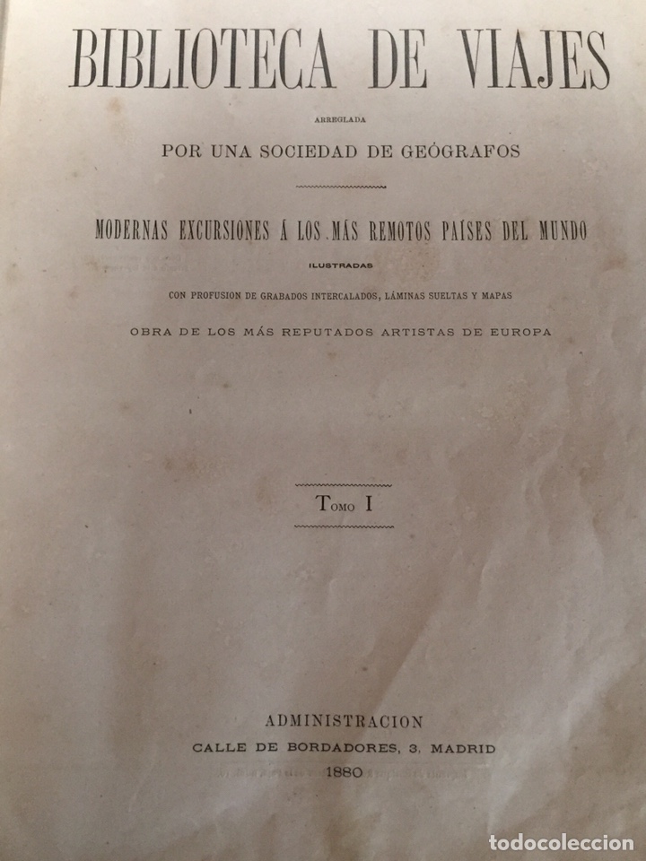 Libros antiguos: Biblioteca de Viajes - Foto 3