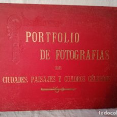 Libros antiguos: PORTFOLIO DE FOTOGRAFIAS DE CIUDADES, PAISAJES Y CUADROS CELEBRES. RIVADENEYRA-1896. CON 320 FOTOGRA. Lote 187099677