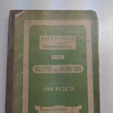 Libros antiguos: 1906 RARISIMO DISTANCIAS DE FERROCARRILES BILLETES POR KM ANUARIO ENRIQUE LATORRE