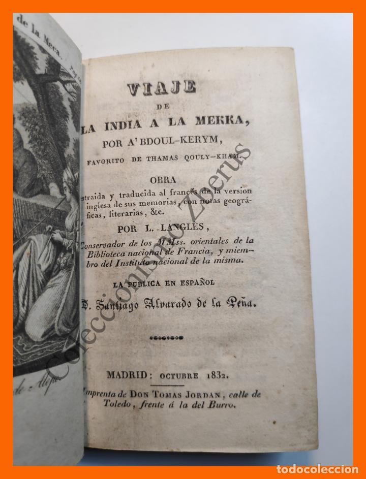 Old books: Viaje de la India a la Mekka - A'bdoul-Kerym