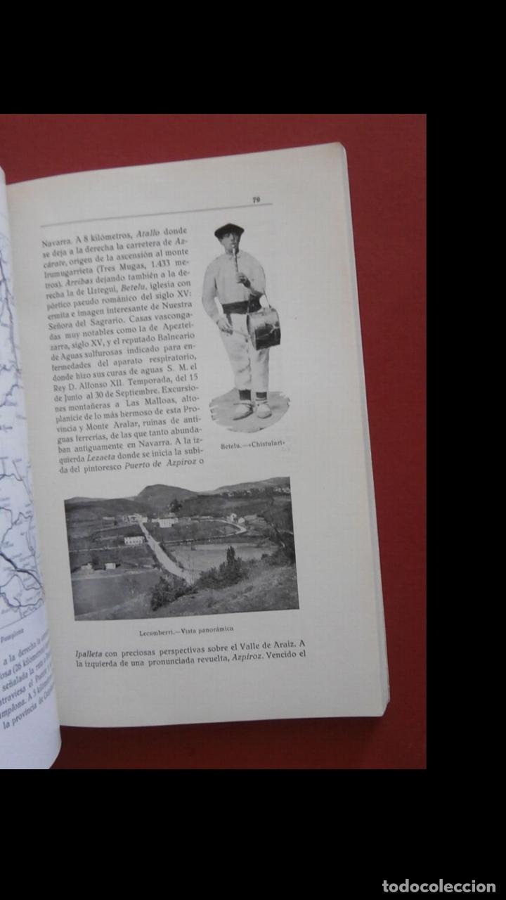 Libros antiguos: Guia tur&iacute;stica de Navarra - Foto 3