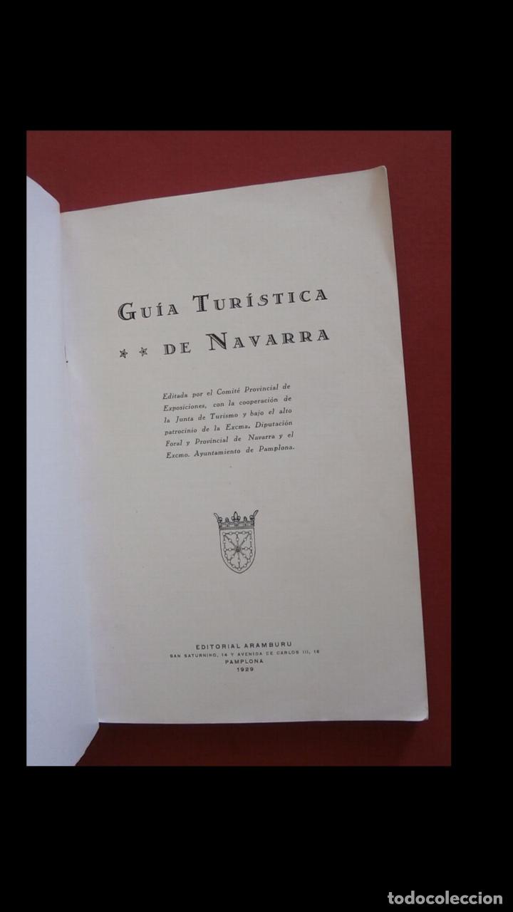 Libros antiguos: Guia tur&iacute;stica de Navarra - Foto 6