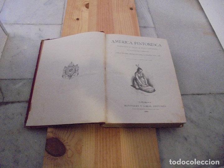 Libros antiguos: AM&Eacute;RICA PINTORESCA - Foto 1