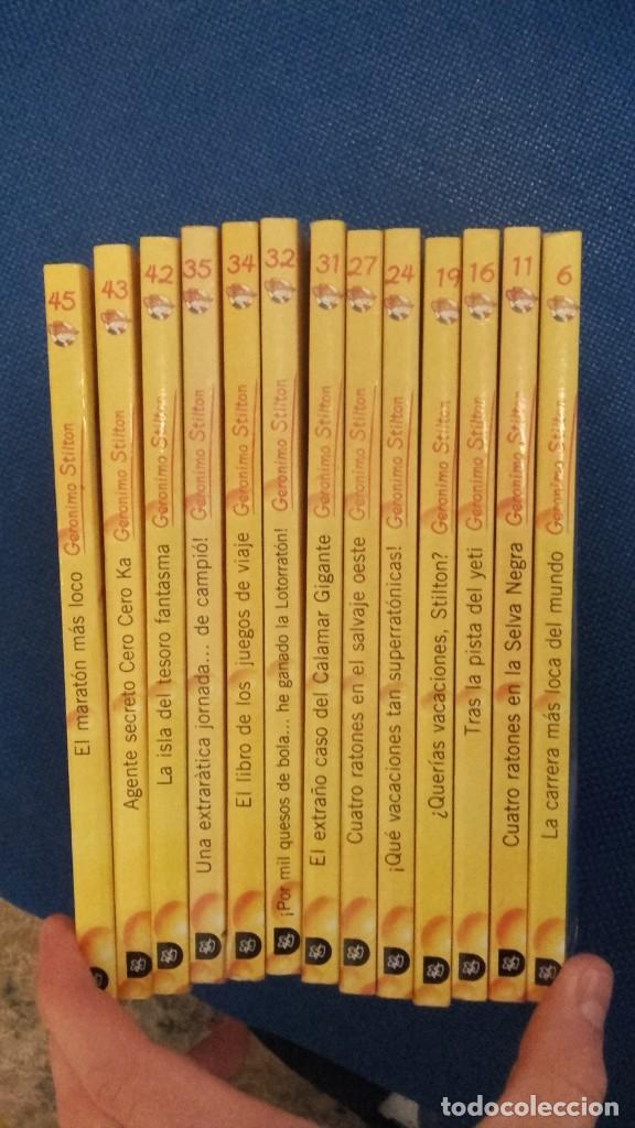 Libros antiguos: 13 LIBROS DE GERONIMO STILTON (EL) - Foto 1