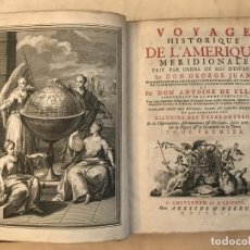 Libros antiguos: VOYAGE HISTORIQUE DE L AMERIQUE MERIDIONALE.., VOLS.I Y II , 1752. A. DE ULLOA Y JORGE JUAN