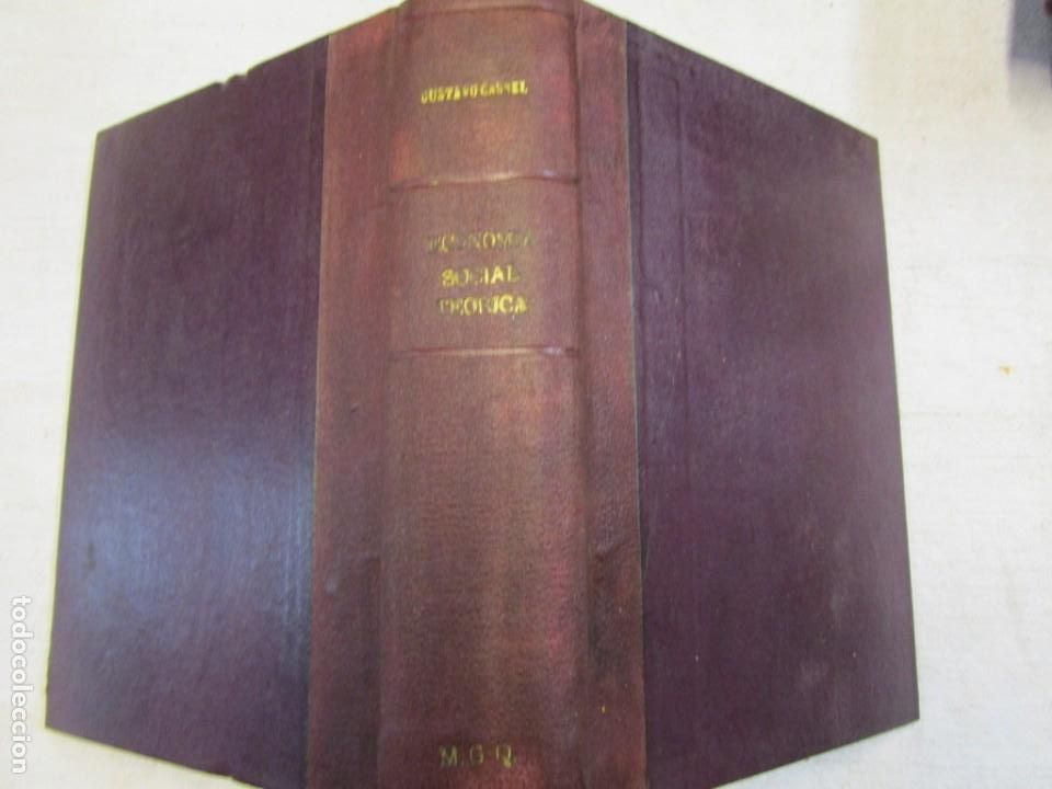 Libros antiguos: ECONOMIA SOCIAL TEORICA - GUSTAVO CASSEL - EDI AGUILAR 1933 + INFO