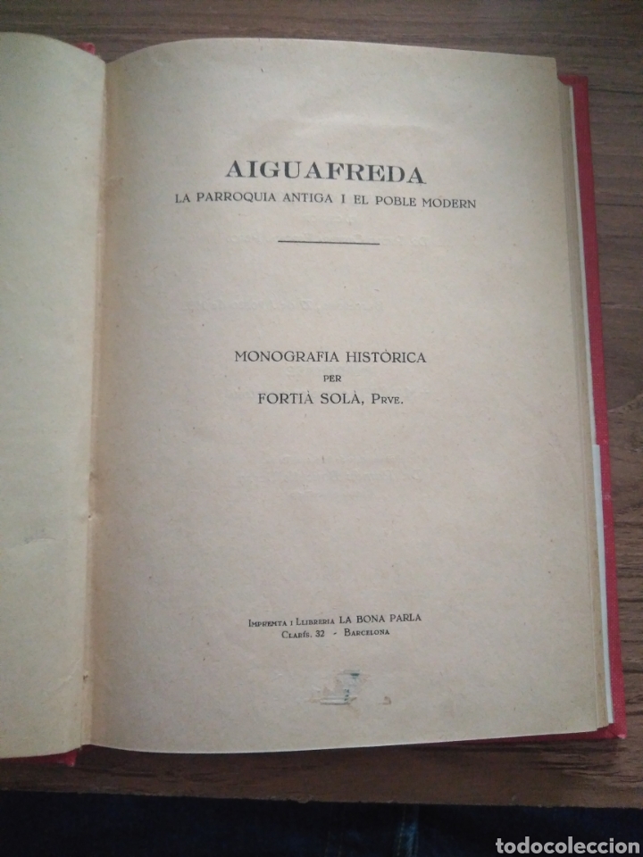 Antiquarische B&uuml;cher: SOLA FORTI&Agrave;. AIGUAFREDA