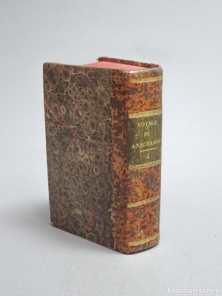 Libri antichi: VOYAGE DU JEUNE ANARCHARSIS EN GR&Egrave;CE-J. J. BARTH&Eacute;LEMY-TOME QUATRIEME-PARIS 1820