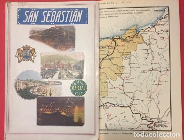 Libros antiguos: SAN SEBASTIAN, GUIA OFICIAL 1925
