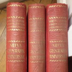 Libros antiguos: NUEVA GEOGRAFIA UNIVERSAL. 3 VOL. ESPASA-CALPE 1928.. Lote 208444635