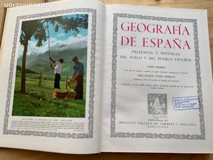 Libros antiguos: Geograf&iacute;a de Espa&ntilde;a - Foto 2