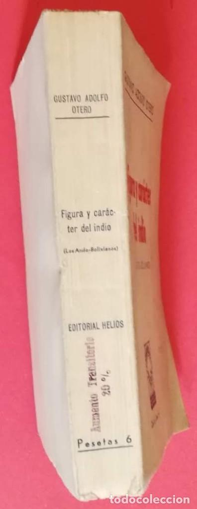 Libros antiguos: FIGURA Y CAR&Aacute;CTER DEL INDIO. 1935 - Foto 7