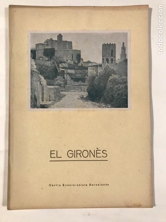 Libros antiguos: EL GIRONES , CENTRE EXCURSIONISTA BARCELONES - Foto 1