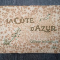 Libros antiguos: LA CÔTE D'AZUR. ALBUM ARTISTIQUE. STRASBOURG, ALSACIENNE CA 1910
