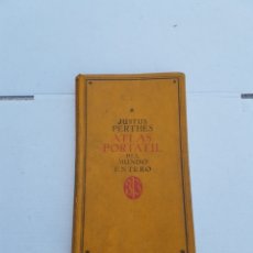 Libros antiguos: LIBRO ANTIGUO MAPAS DEL MUNDO ENTERO GRABADOS CON CHAPA DE COBRE. Lote 218431927
