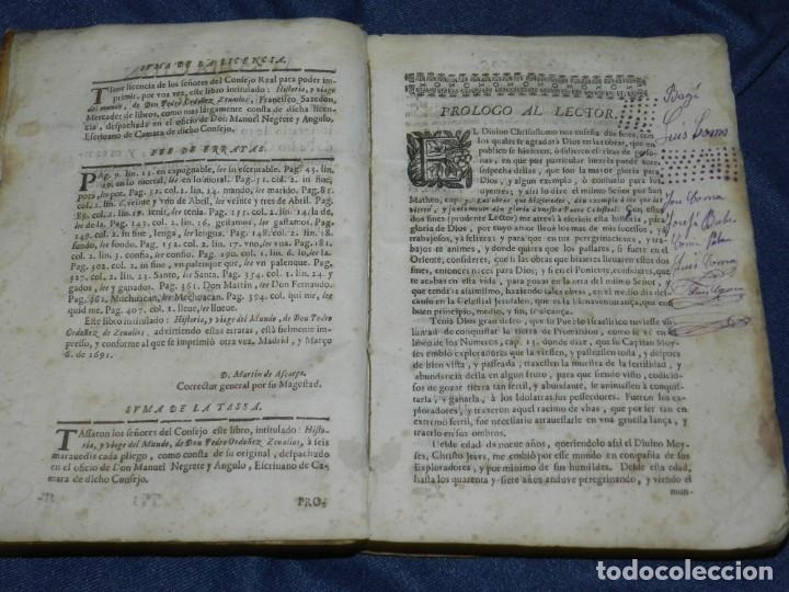 Libros antiguos: (MF) PEDRO ORDOÑEZ DE CEBALLOS - HISTORIA Y VIAGE DEL MUNDO DEL CLERIGO, CIUDAD JAEN, FILIPINAS 1691 - Foto 4 - 218570947