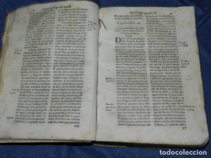 Libros antiguos: (MF) PEDRO ORDOÑEZ DE CEBALLOS - HISTORIA Y VIAGE DEL MUNDO DEL CLERIGO, CIUDAD JAEN, FILIPINAS 1691 - Foto 6 - 218570947