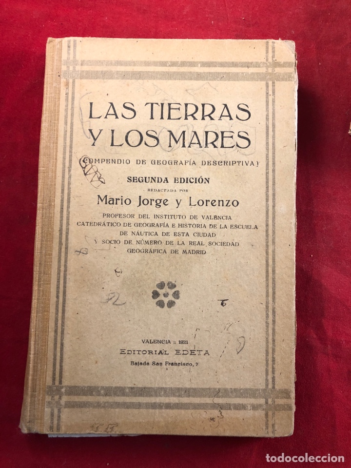 Libros antiguos: Las tierras y los mares - Foto 1