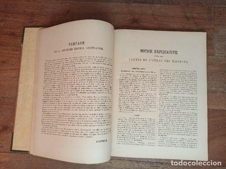 Libros antiguos: ESPLÉNDIDO ATLAS MISIONES CATÓLICAS, WERNER, LYON, 1886, 20 MAPAS Y TABLAS INGENTE INFORMACIÓN - Foto 9 - 220966268